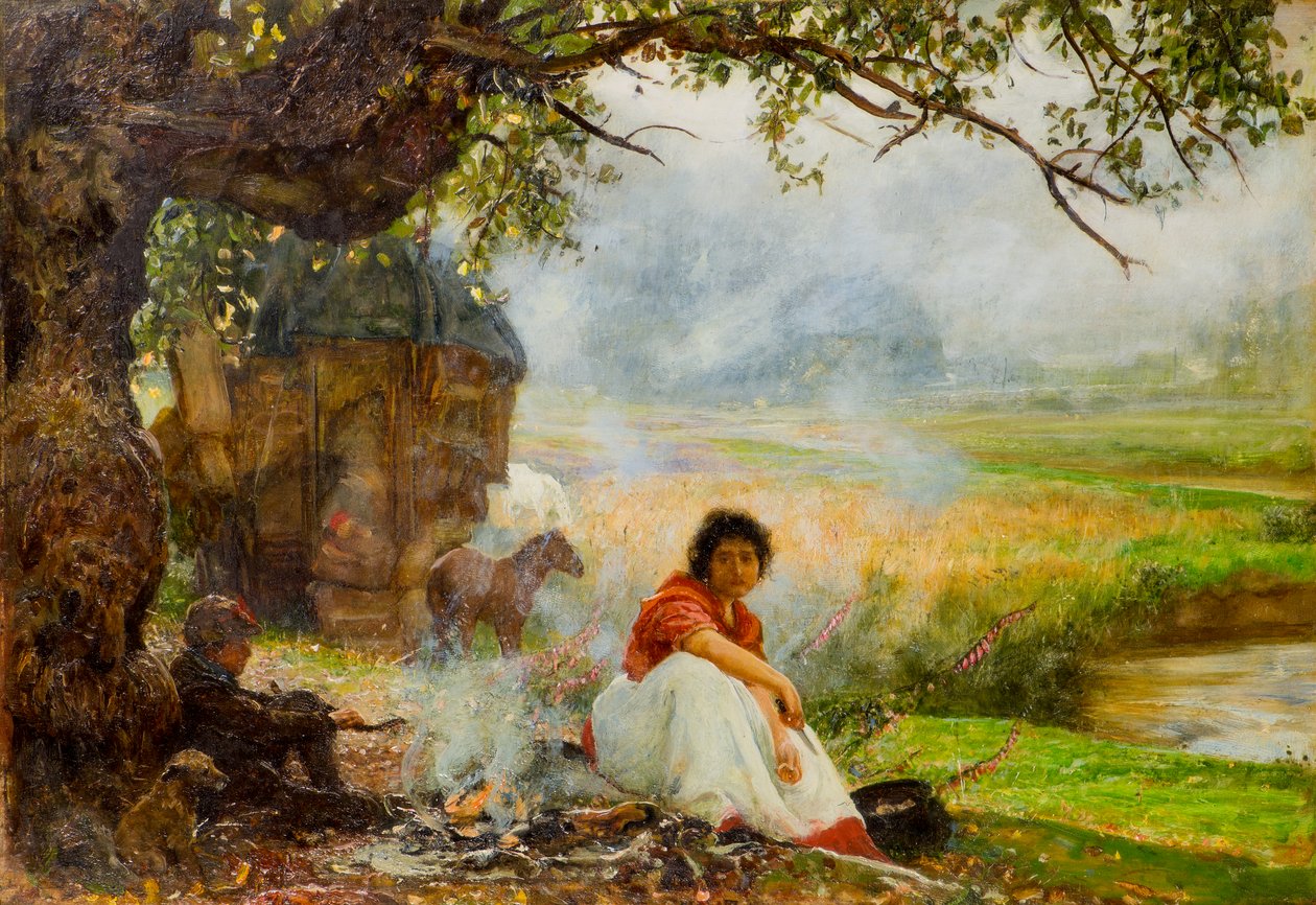 Gipsy Girl od Robert Walker Macbeth