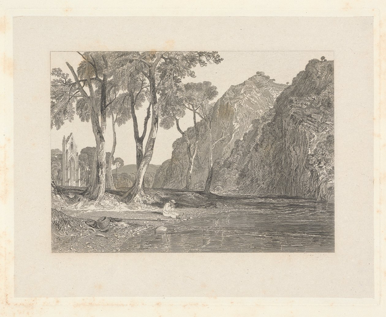 Bolton Abbey, Yorkshire od Robert Wallis