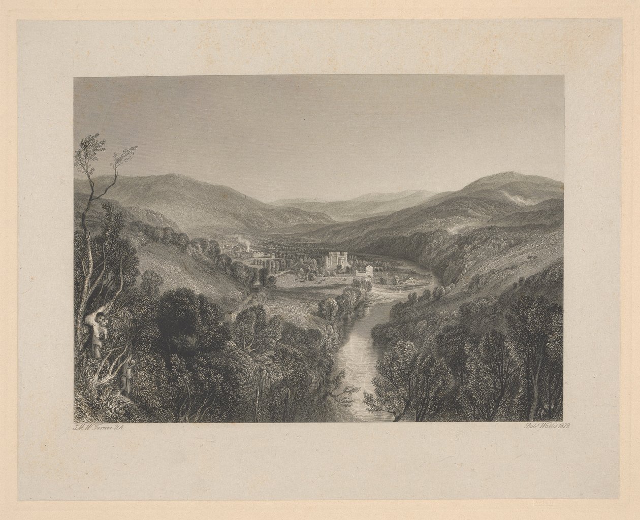Buckfastleigh Abbey, Devonshire od Robert Wallis