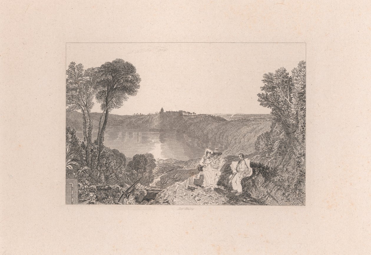 Jezero Albano od Robert Wallis