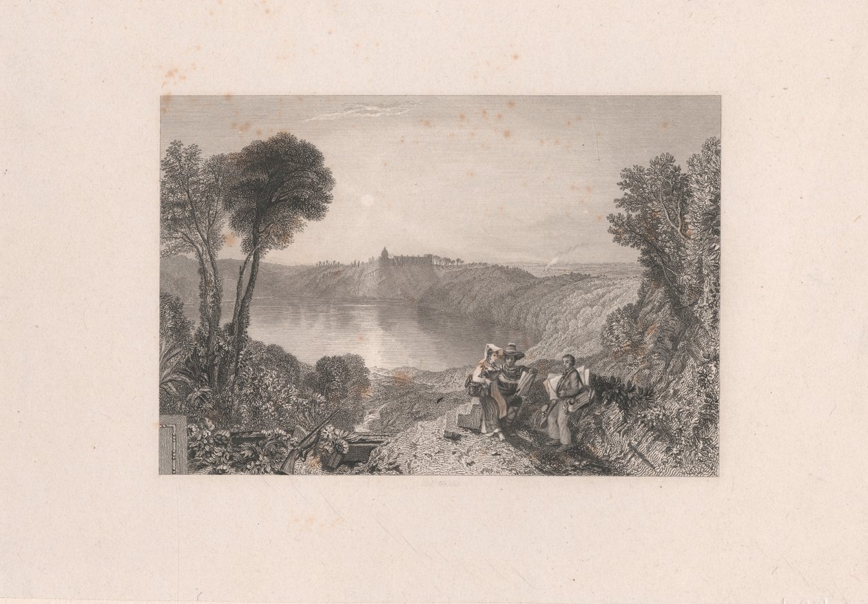 Jezero Albano od Robert Wallis