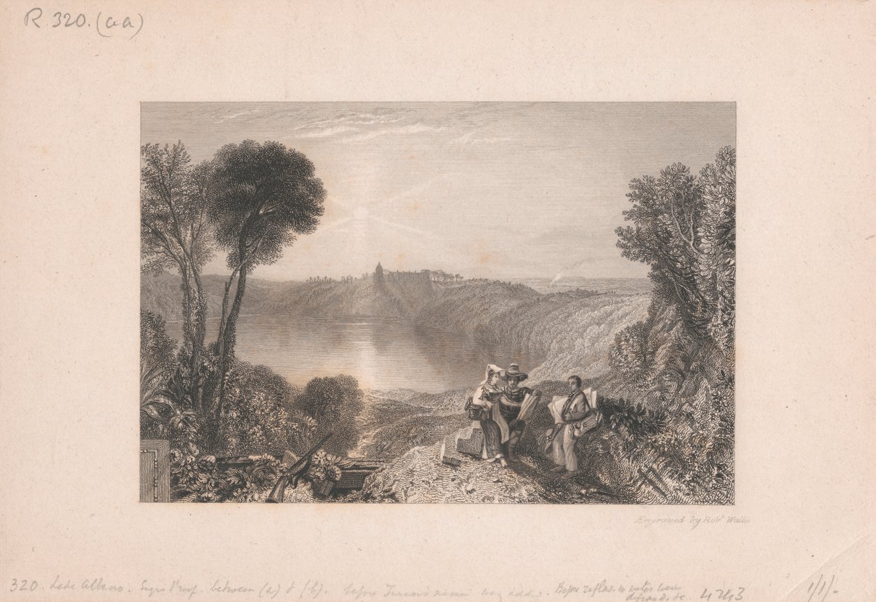 Jezero Albano od Robert Wallis