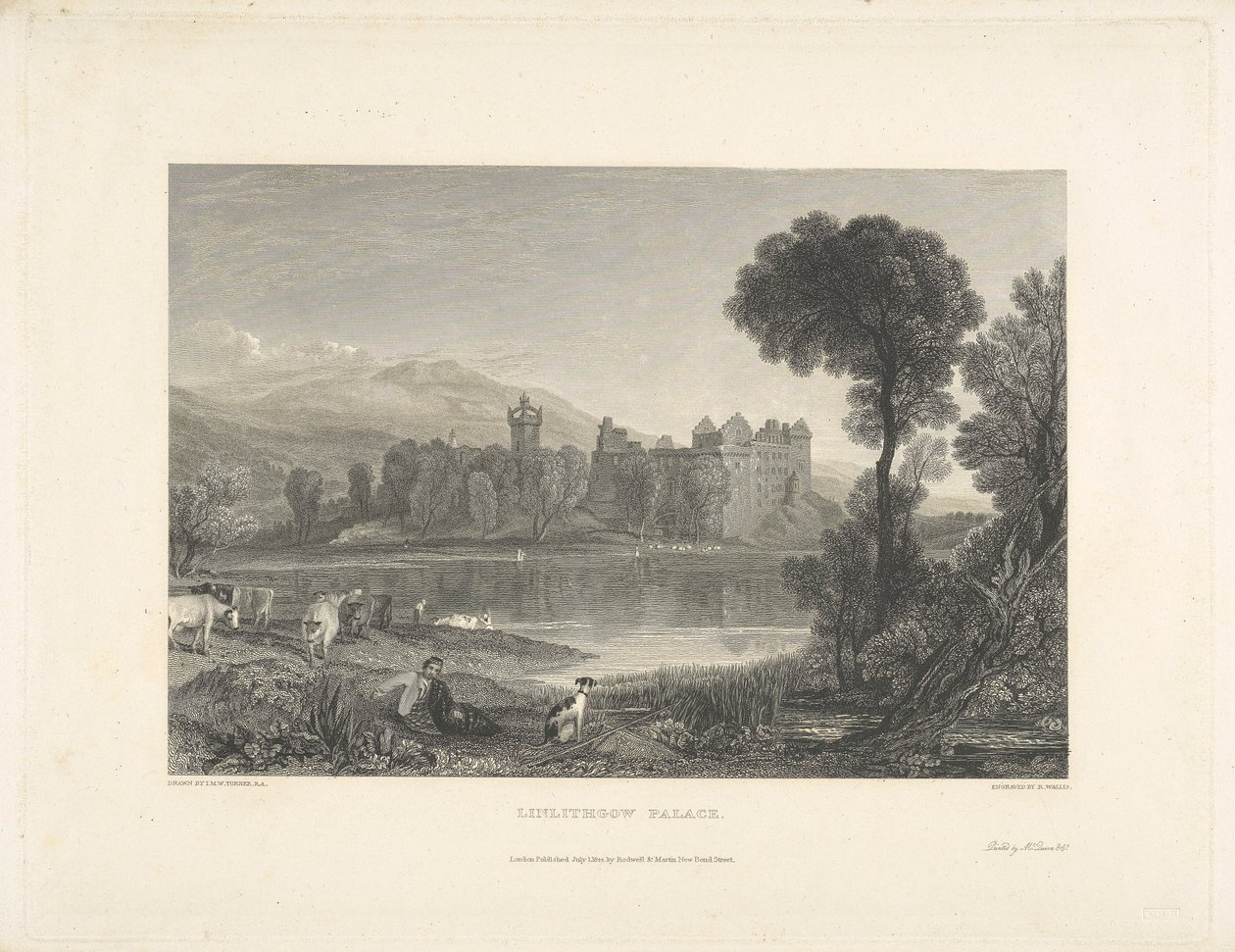 Linlithgowský palác od Robert Wallis