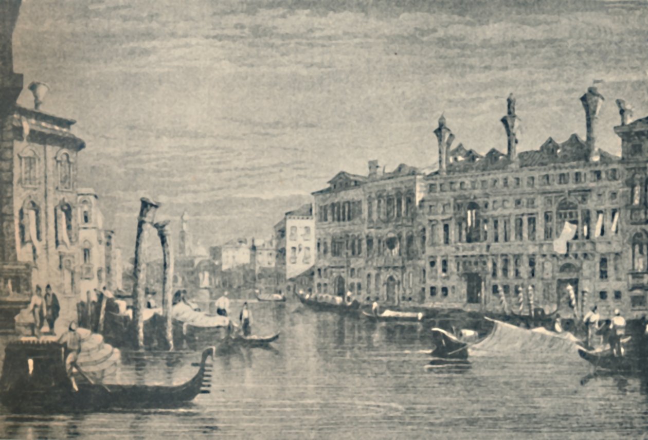 Palazzo Mocenigo, 1830, 1925. od Robert Wallis