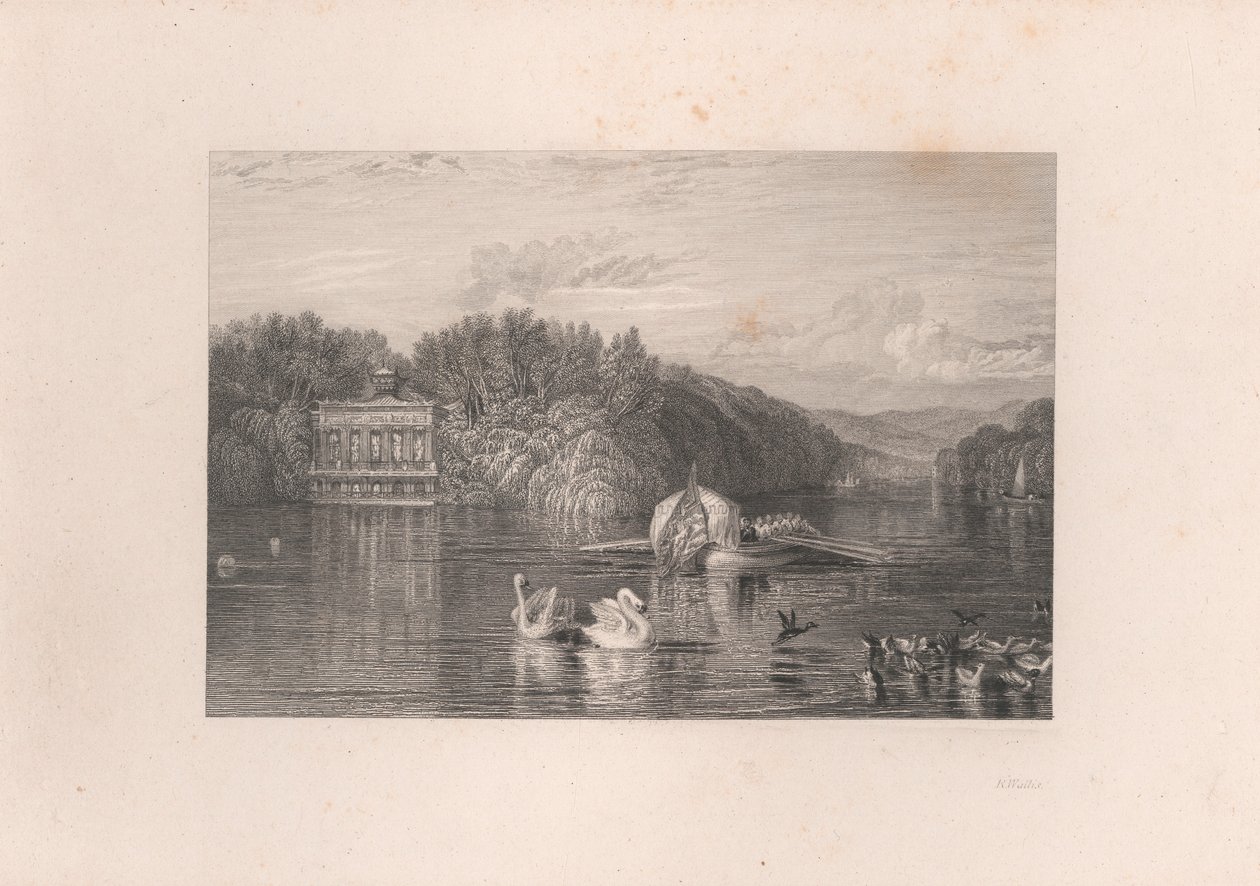 Virginia Water č. 1 od Robert Wallis
