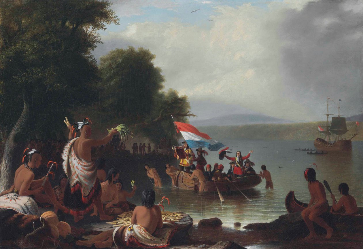 Přistání Henryho Hudsona od Robert Walter Weir