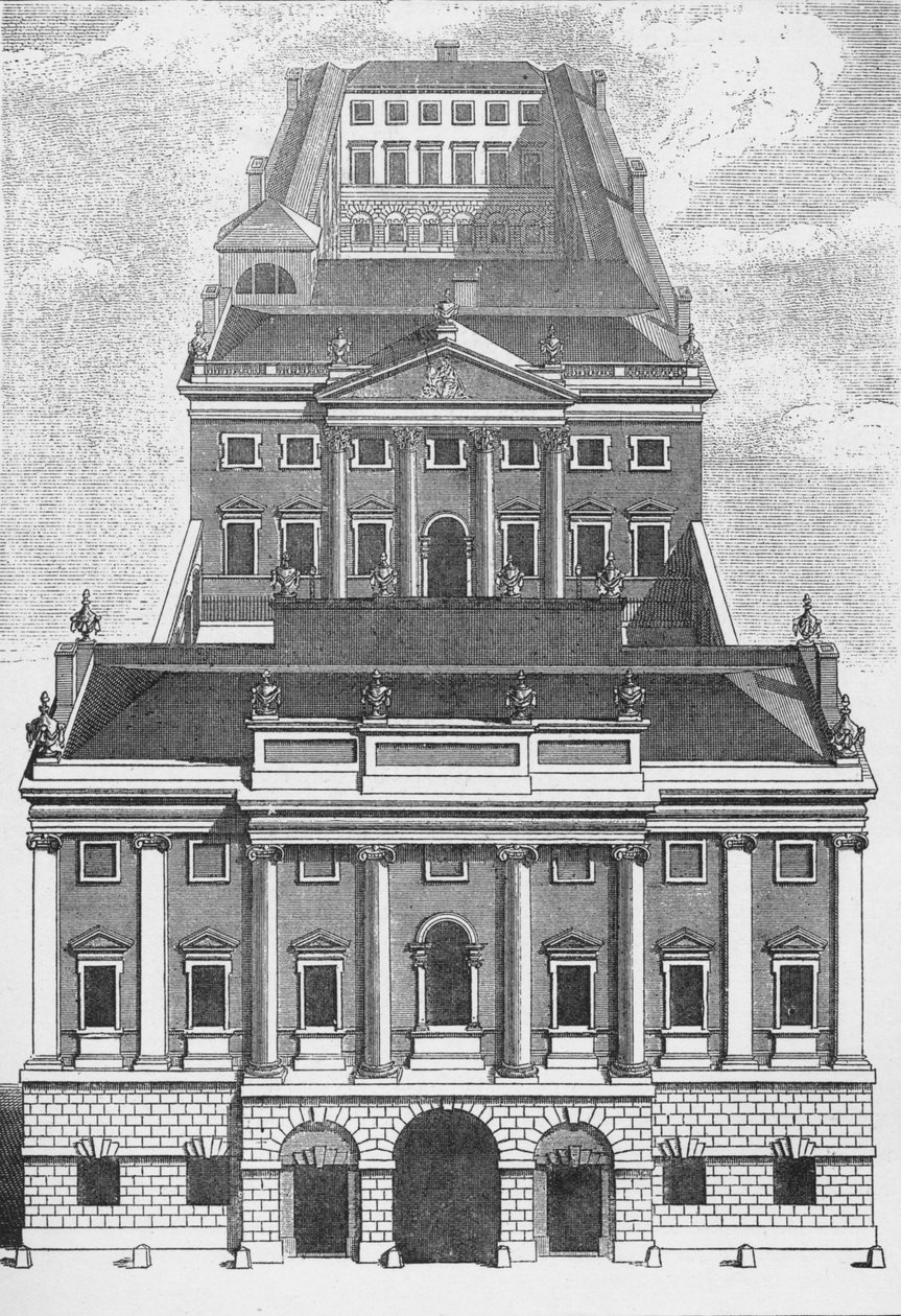 Perspektivní pohled na Bank of England, 1743 1903 od Robert West