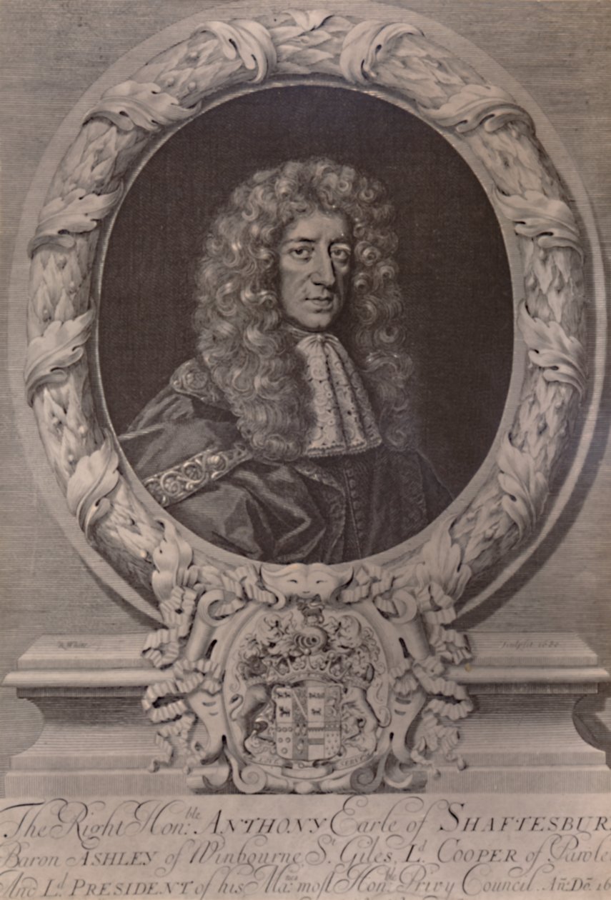 Anthony Ashley Cooper, 1. hrabě z Shaftesbury, anglický státník, c1680 1894 od Robert White