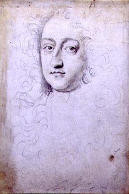 Mužský portrét (tužka na pergamenu) od Robert White