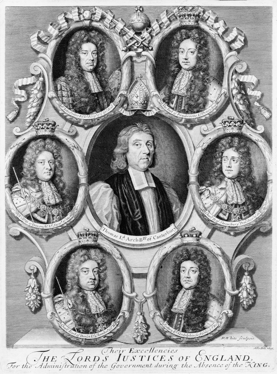 Lord Justices of England, 1695 od Robert White