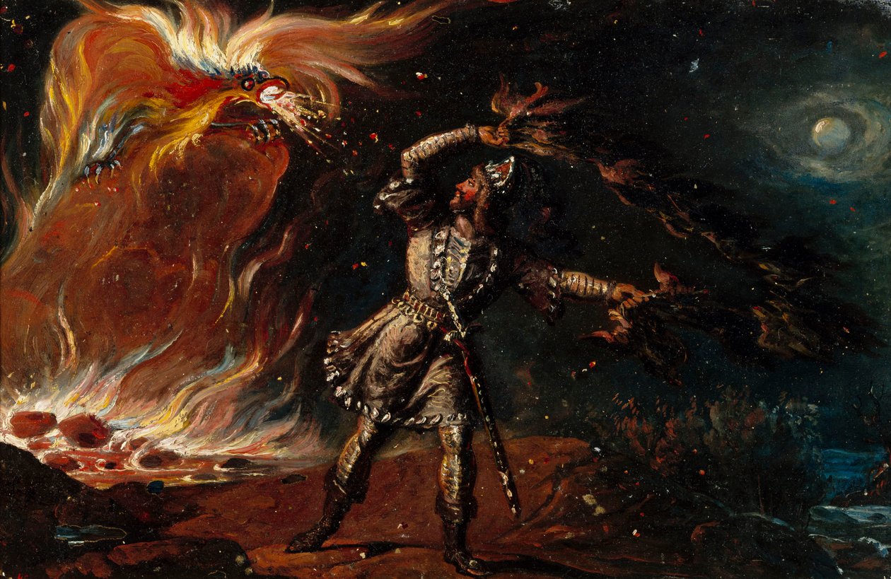 Lemminkäinen a ohnivý orel od Robert Wilhelm Ekman
