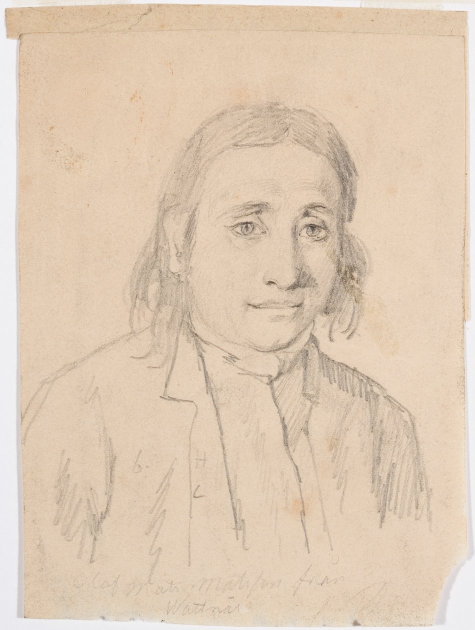 Mužské poprsí od Robert Wilhelm Ekman