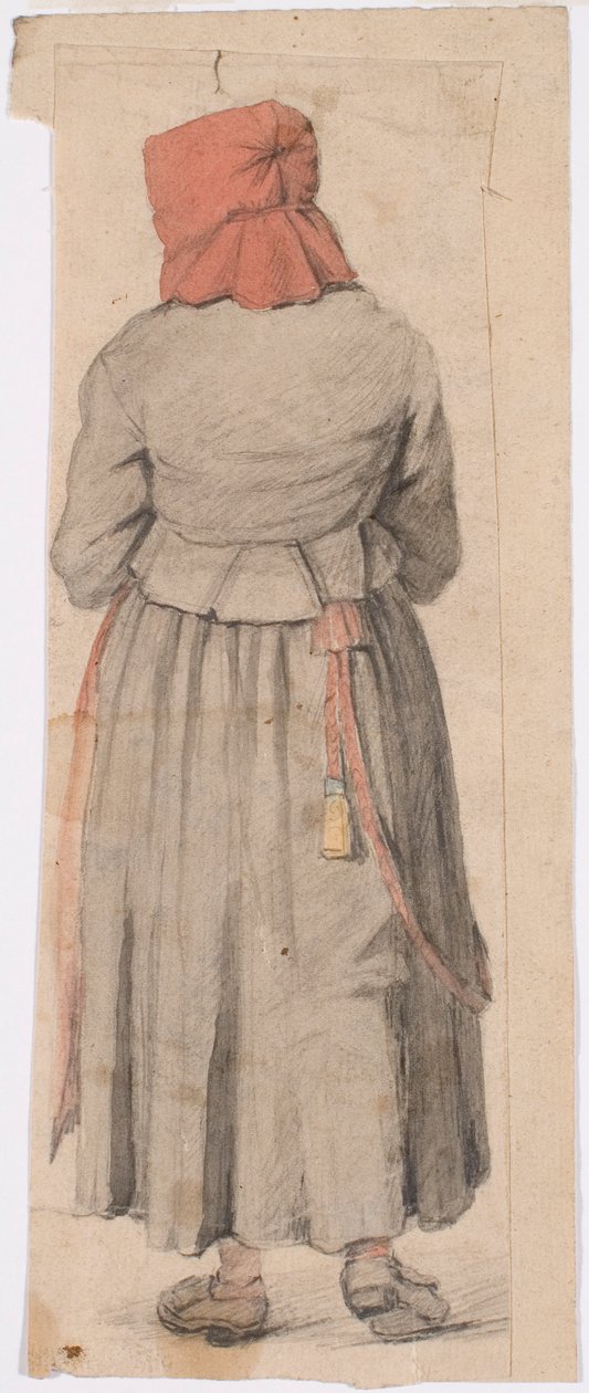 Moravská žena stojící na zádech od Robert Wilhelm Ekman