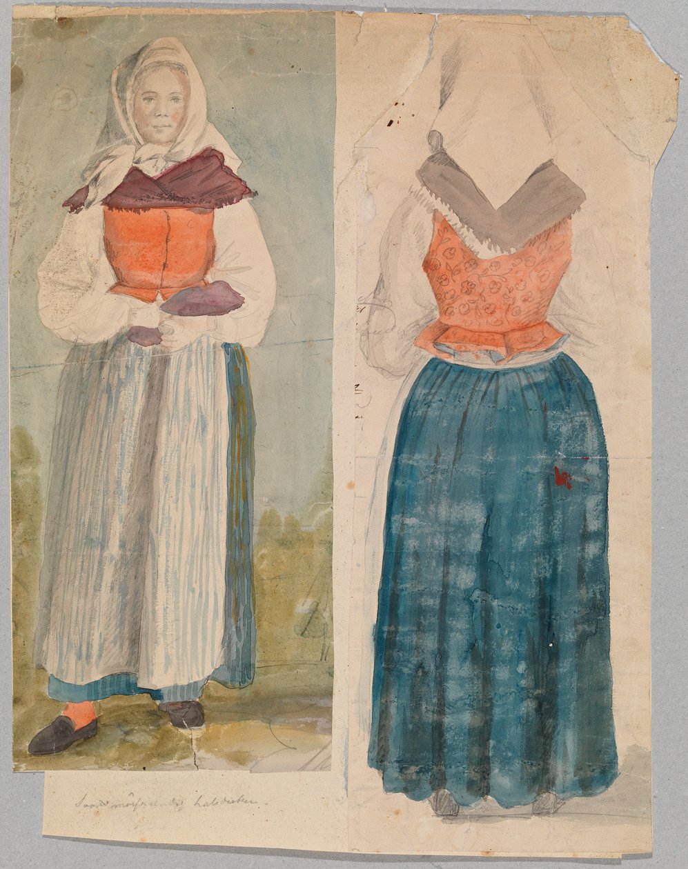 Žena v národním kroji od Robert Wilhelm Ekman