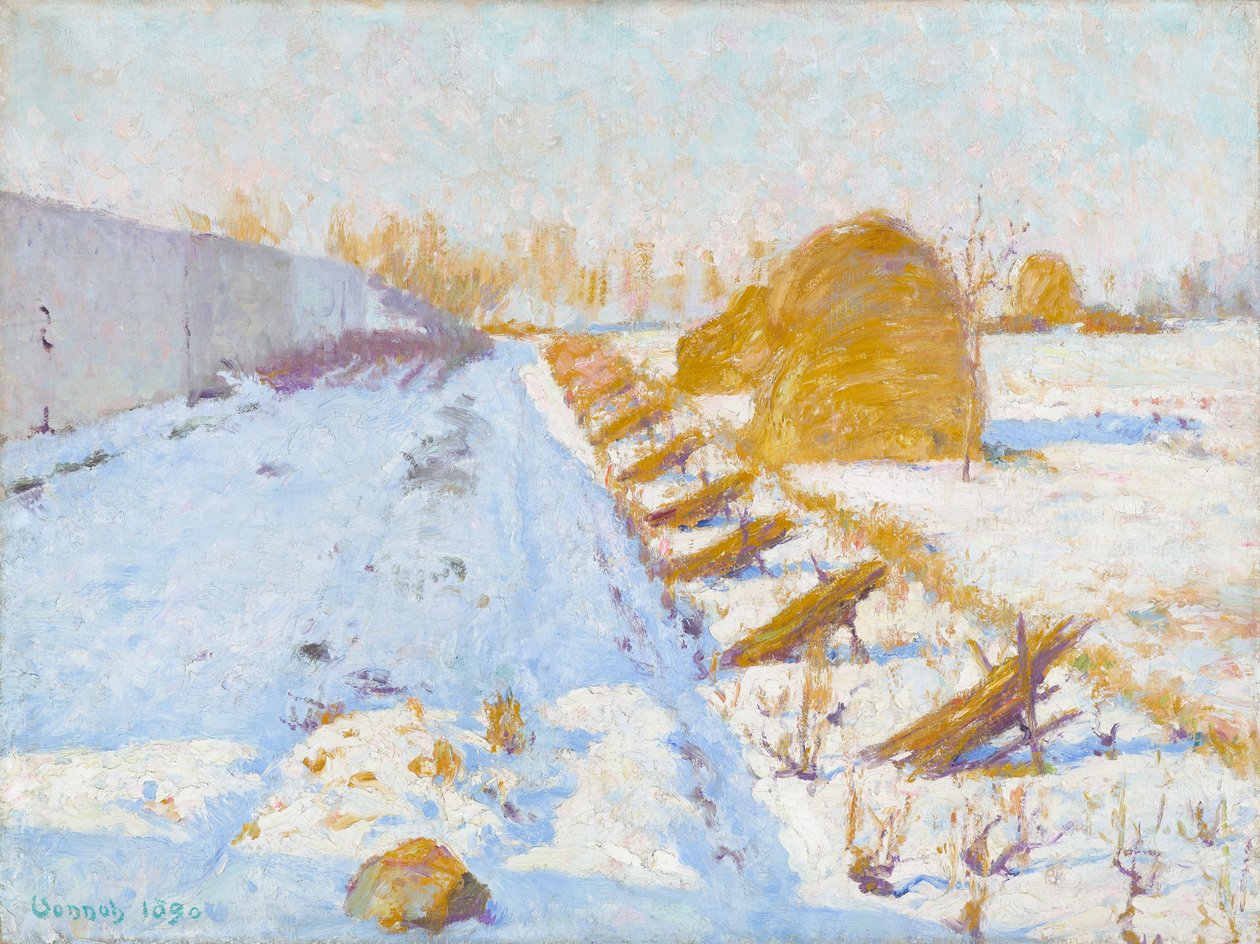 Zimní slunce a stín od Robert William Vonnoh