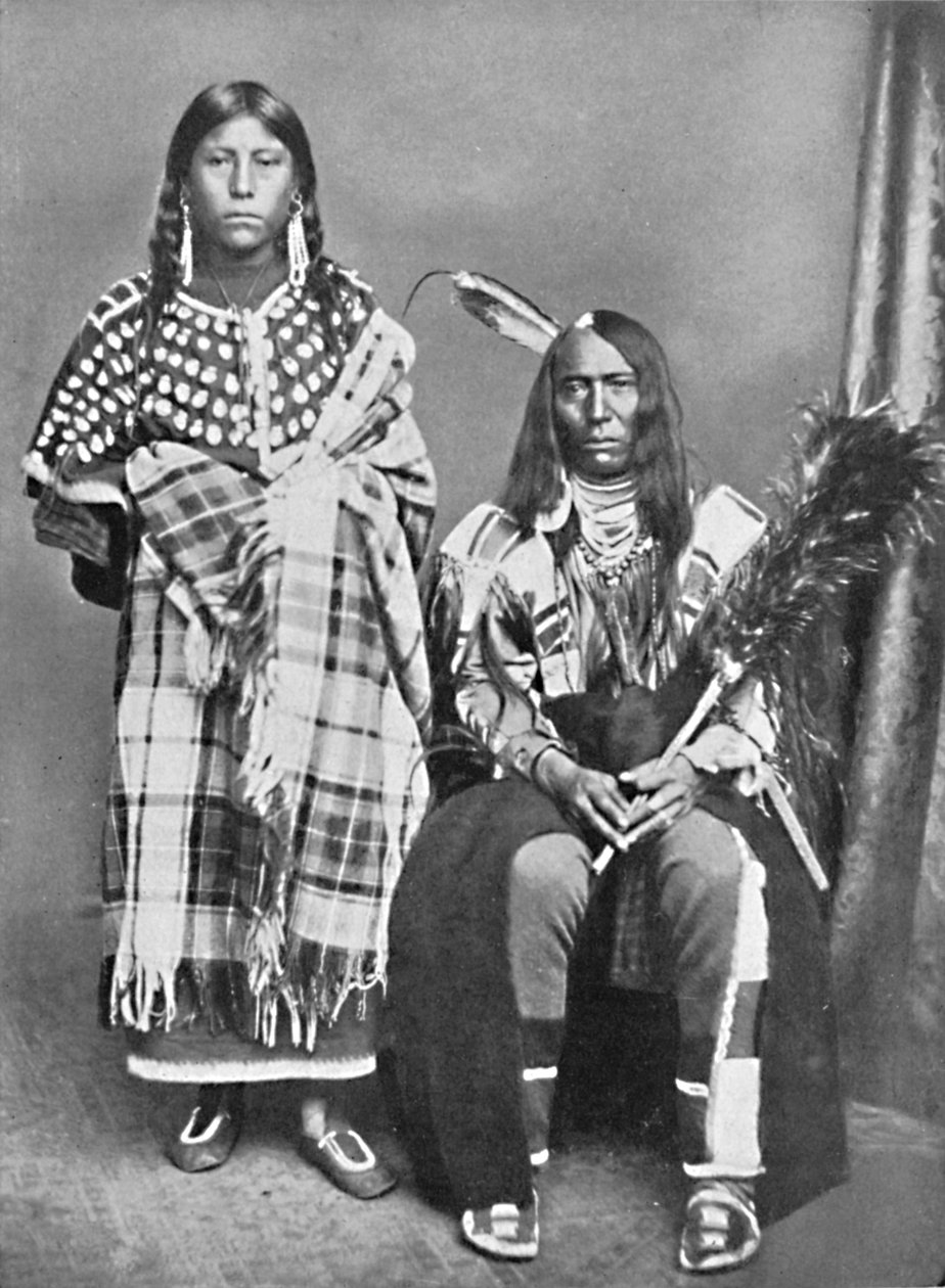 Náčelník Siouxů a jeho squaw, 1912 od Robert Wilson Shufeldt