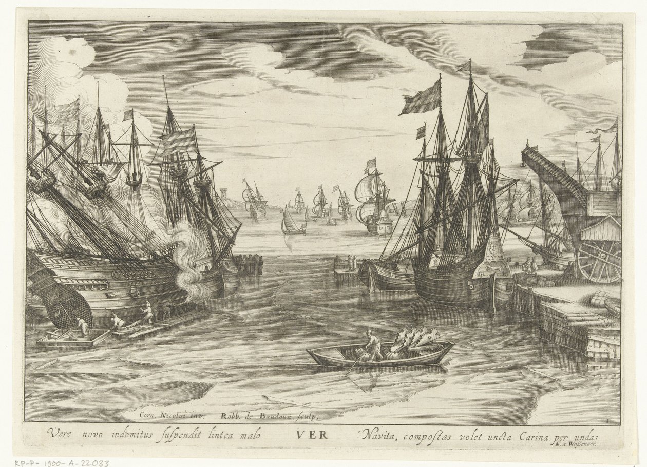 Jaro Ver (název na objektu) The Four Seasons as Seascapes (název série) od Robert de Baudous