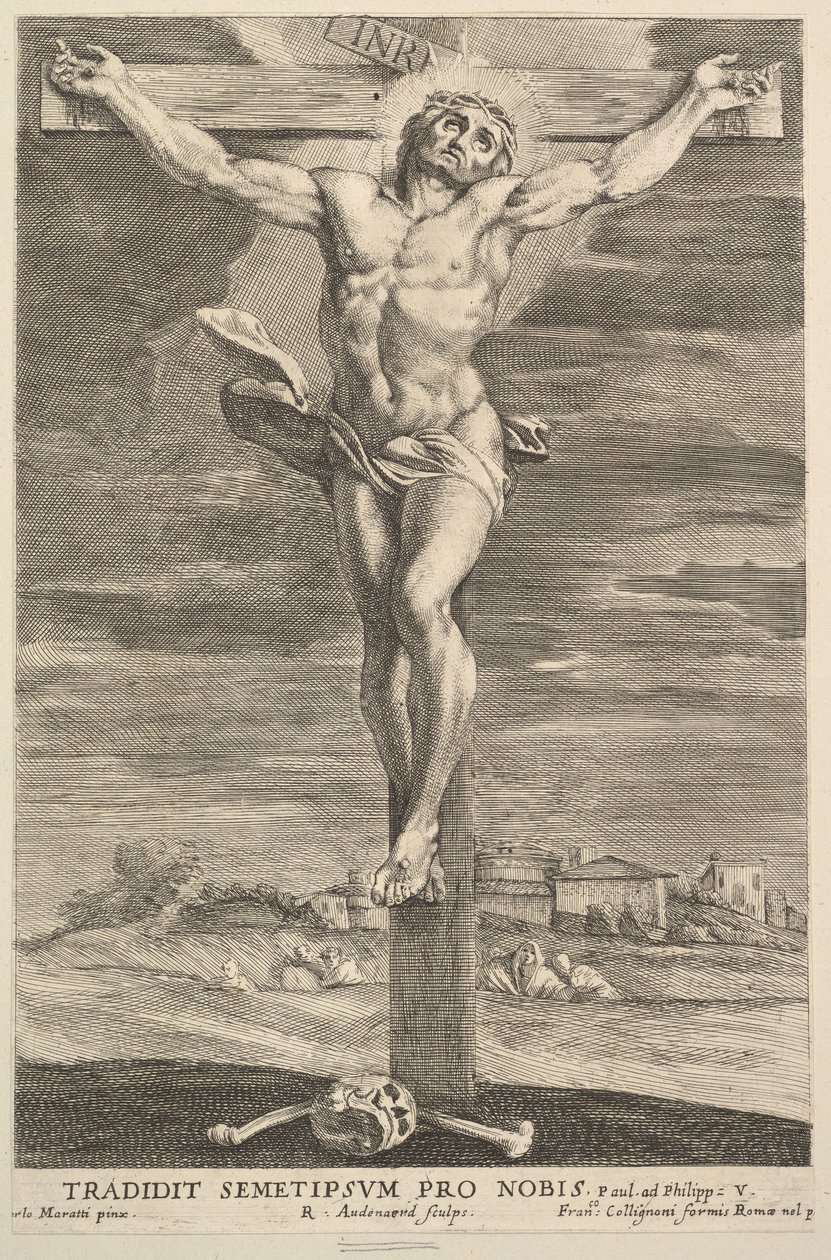 Ukřižování, 1670-90. od Robert van Audenaerde
