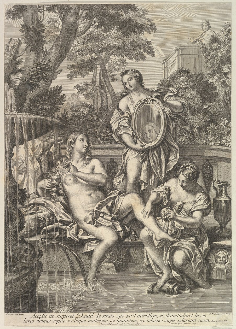 David a Batšeba, 1680-1743. od Robert van Audenaerde