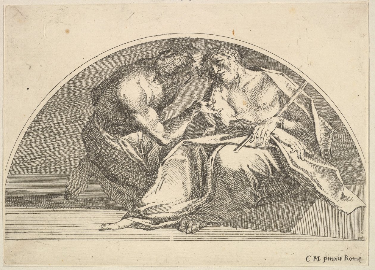Posmívat se Kristu, 1680-1743. od Robert van Audenaerde