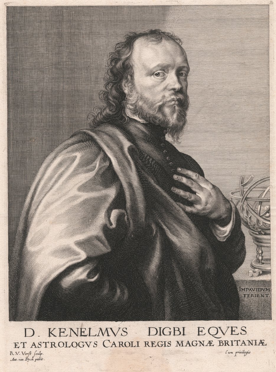 D. Kenelmus Depbi Ridbook a astrolog Charlese Britaniæ od Robert van Voerst