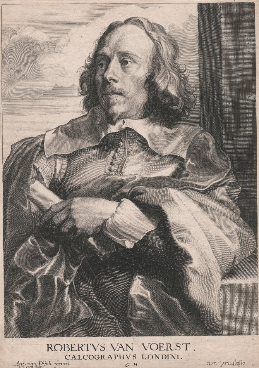 Robert van Voerst, londýnský rytec od Robert van Voerst