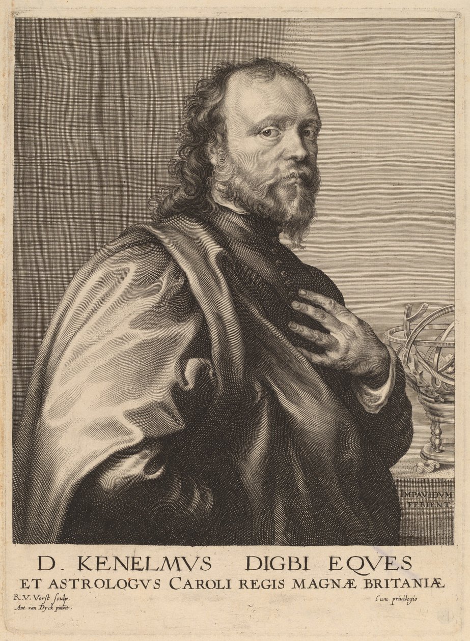 Sir Kenelm Digby od Robert van Voerst after Sir Anthony