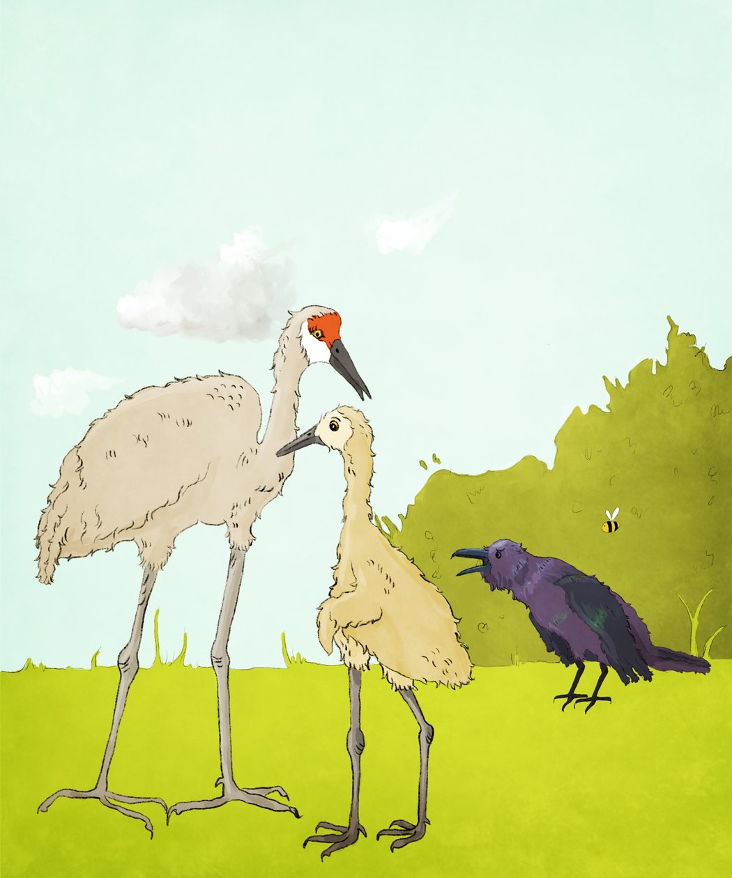 Gus Gus And The Corvid, 2020 (digitální) od Roberta Murray