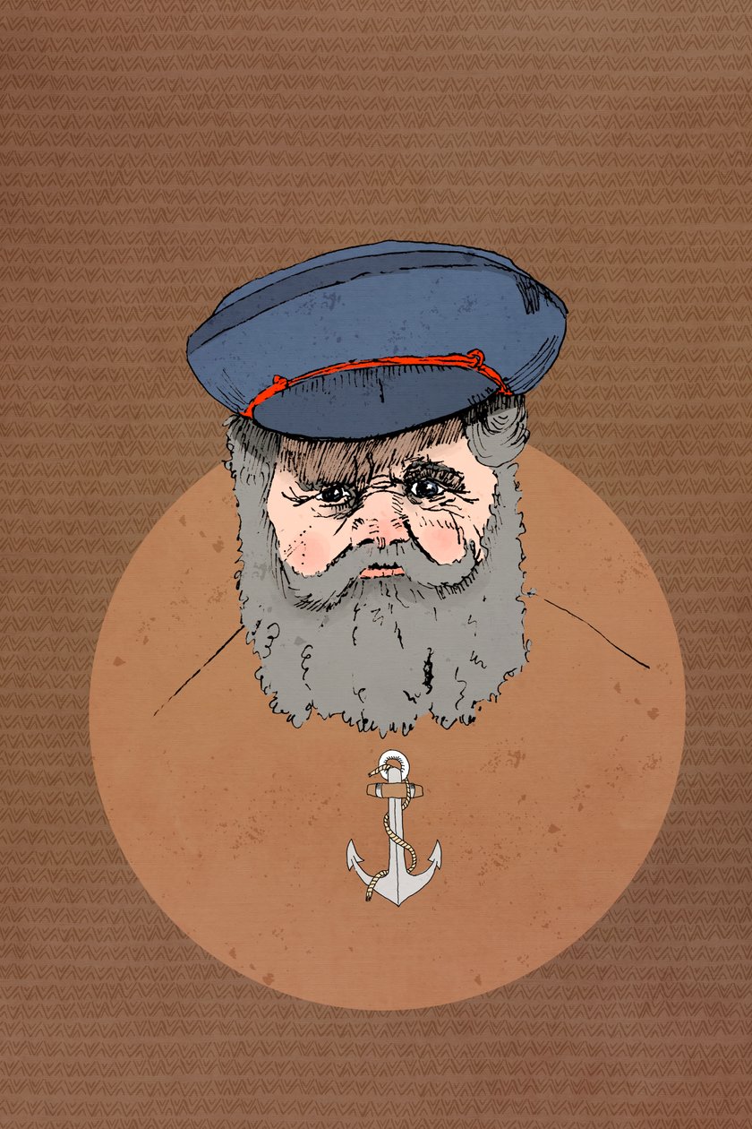 Salty Sailor, 2022 (digitální) od Roberta Murray