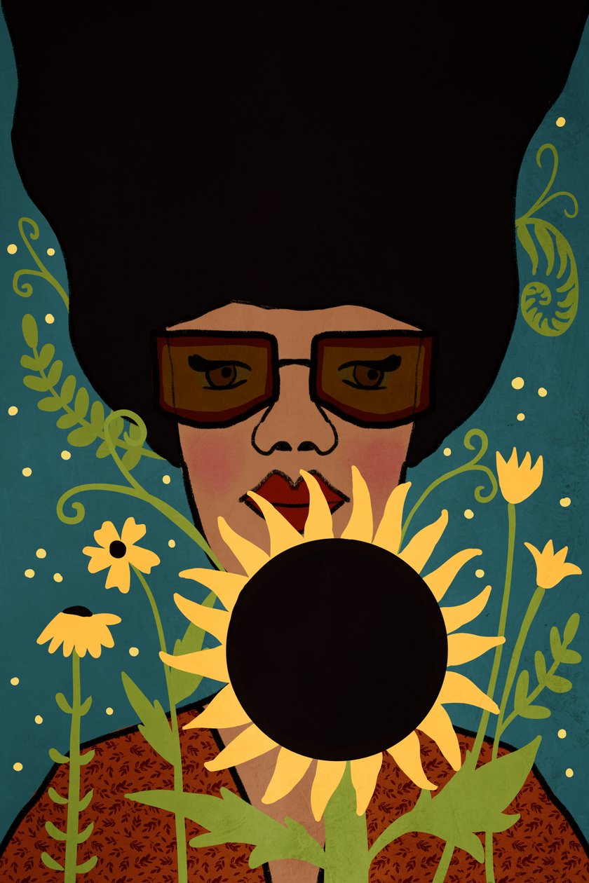 Sunflower Shira, 2022 (digitální) od Roberta Murray
