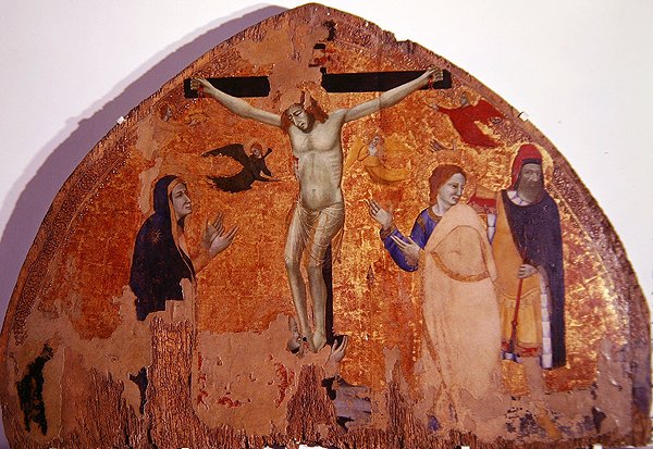 Ukřižování (tempera na panelu) od Roberto d Oderisi