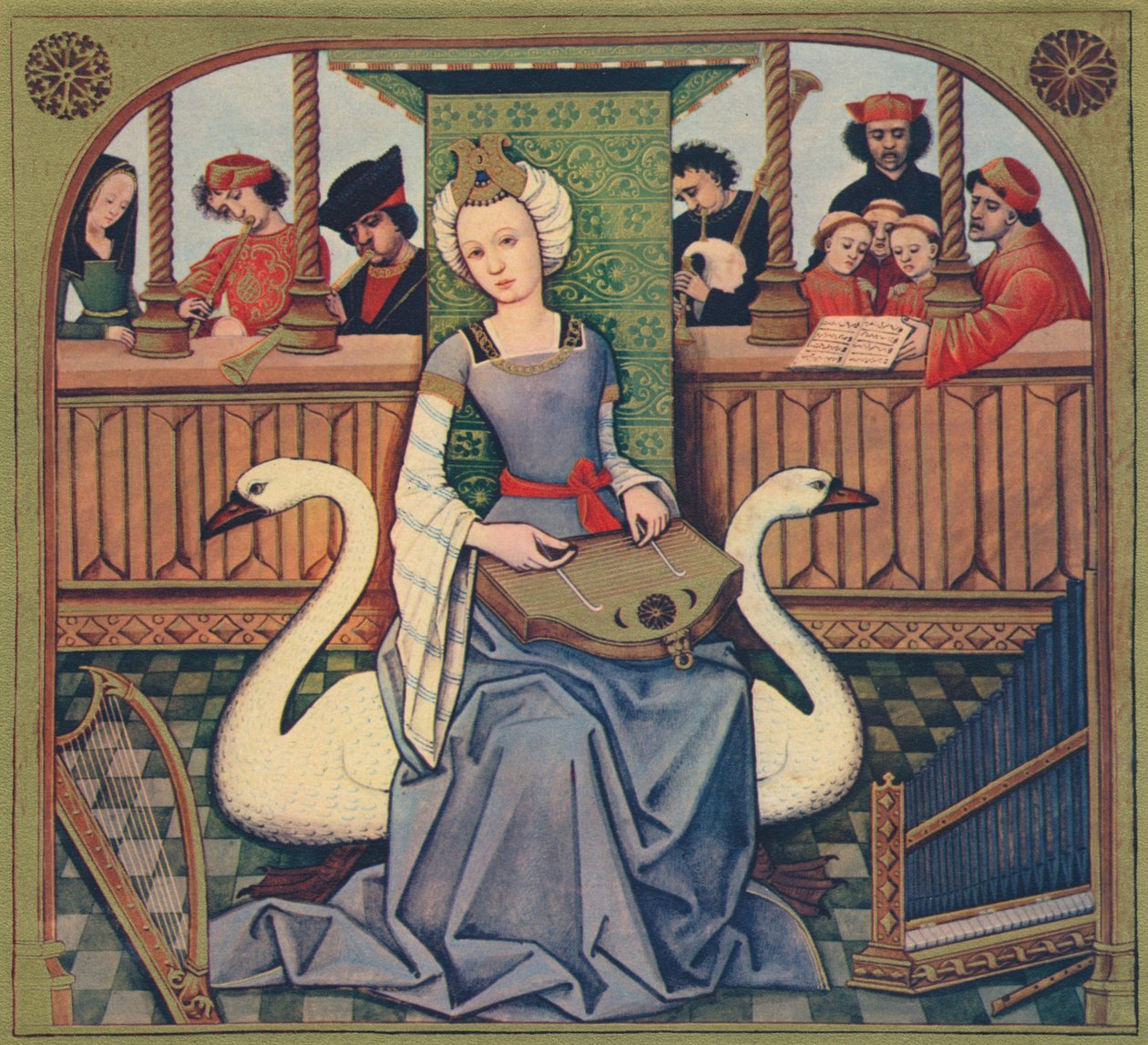 Alegorie hudby, c1496-1498, 1939 od Robinet Testard