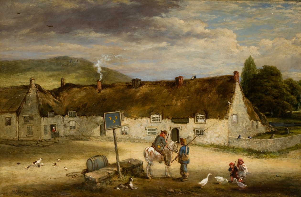 Tři půlměsíce, Rothbury, 1887 od Robinson Elliott
