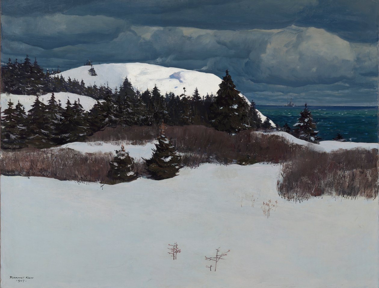 Pobřeží Maine od Rockwell Kent