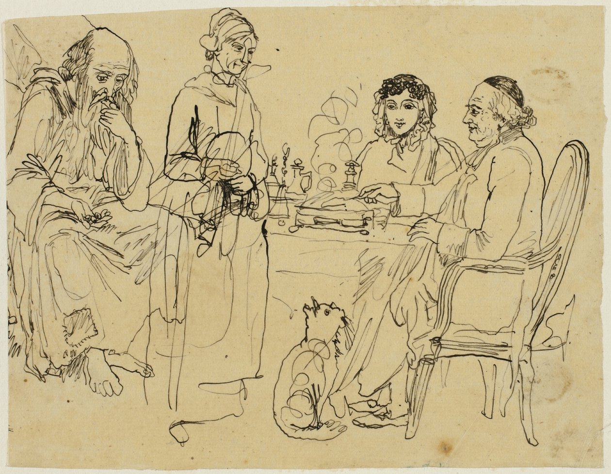 Almužna chudým od Rodolphe Bresdin