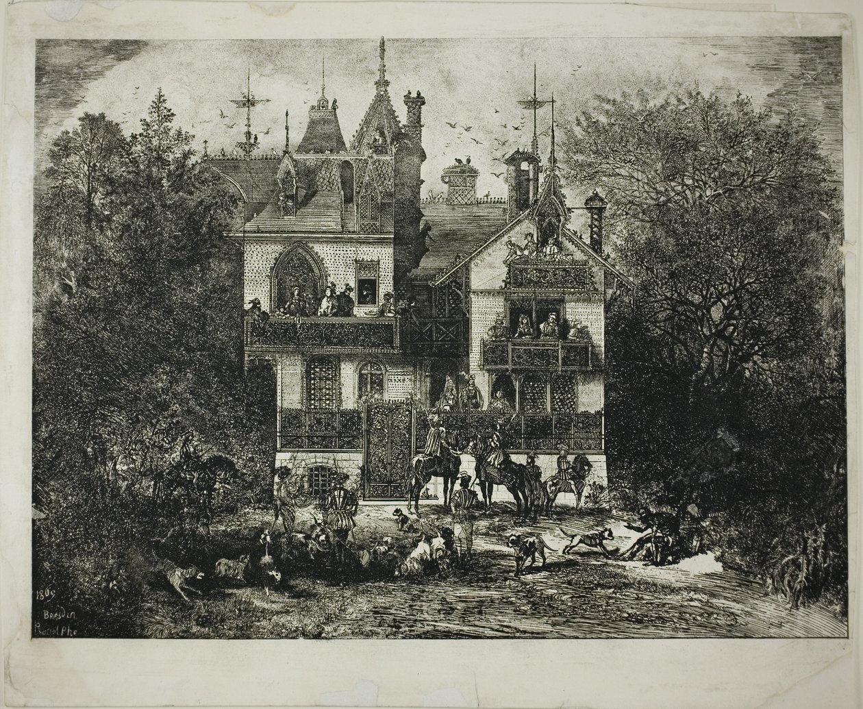 Odjezd na lov od Rodolphe Bresdin