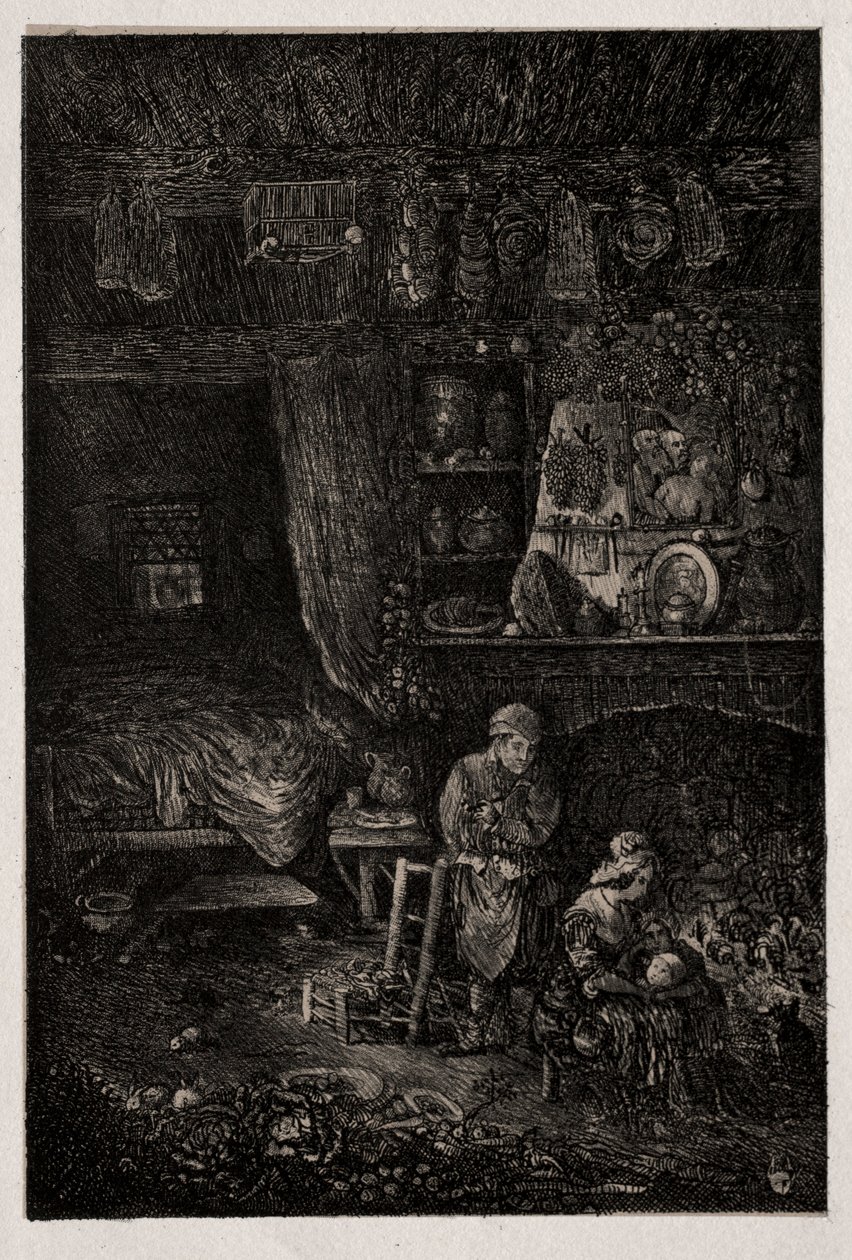 Vlámský vnitrozemí, 1856. od Rodolphe Bresdin