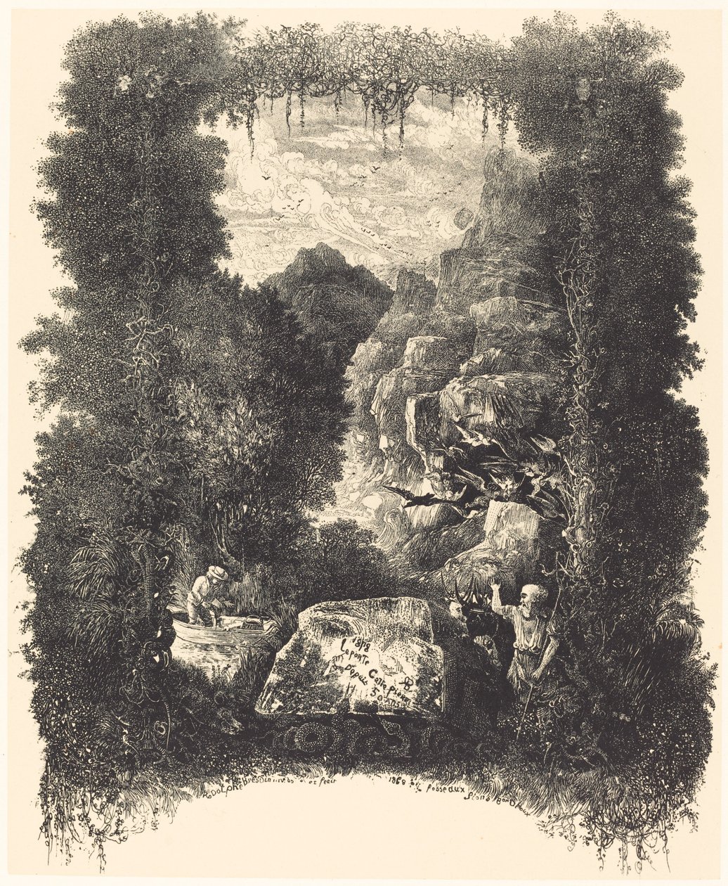 Frontispis od Rodolphe Bresdin