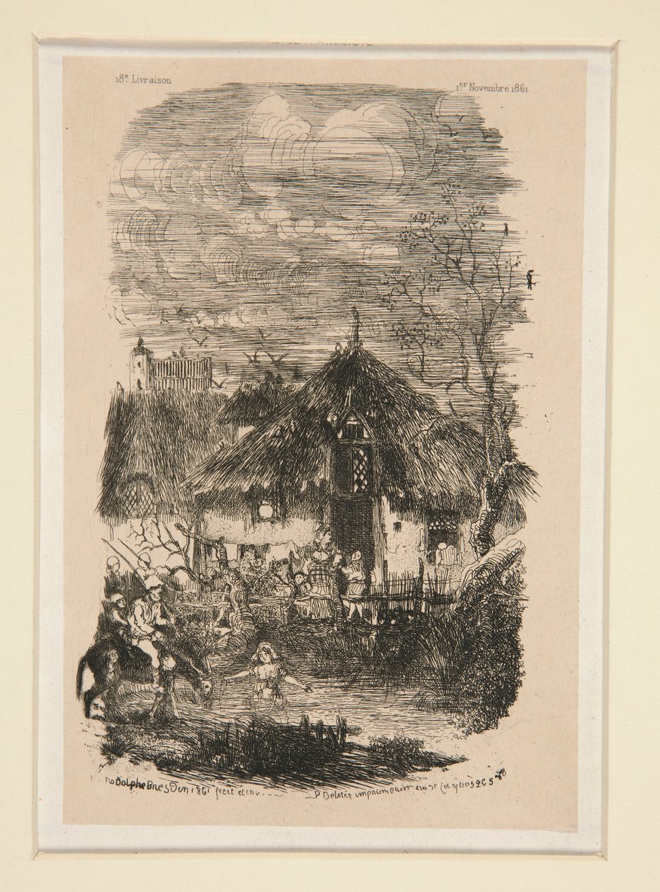 Farma Pavilion od fantasie La Revue od Rodolphe Bresdin