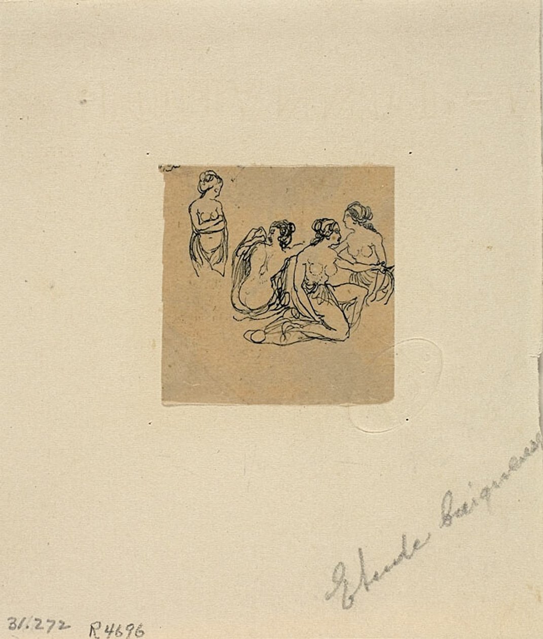 Studie koupajících se od Rodolphe Bresdin