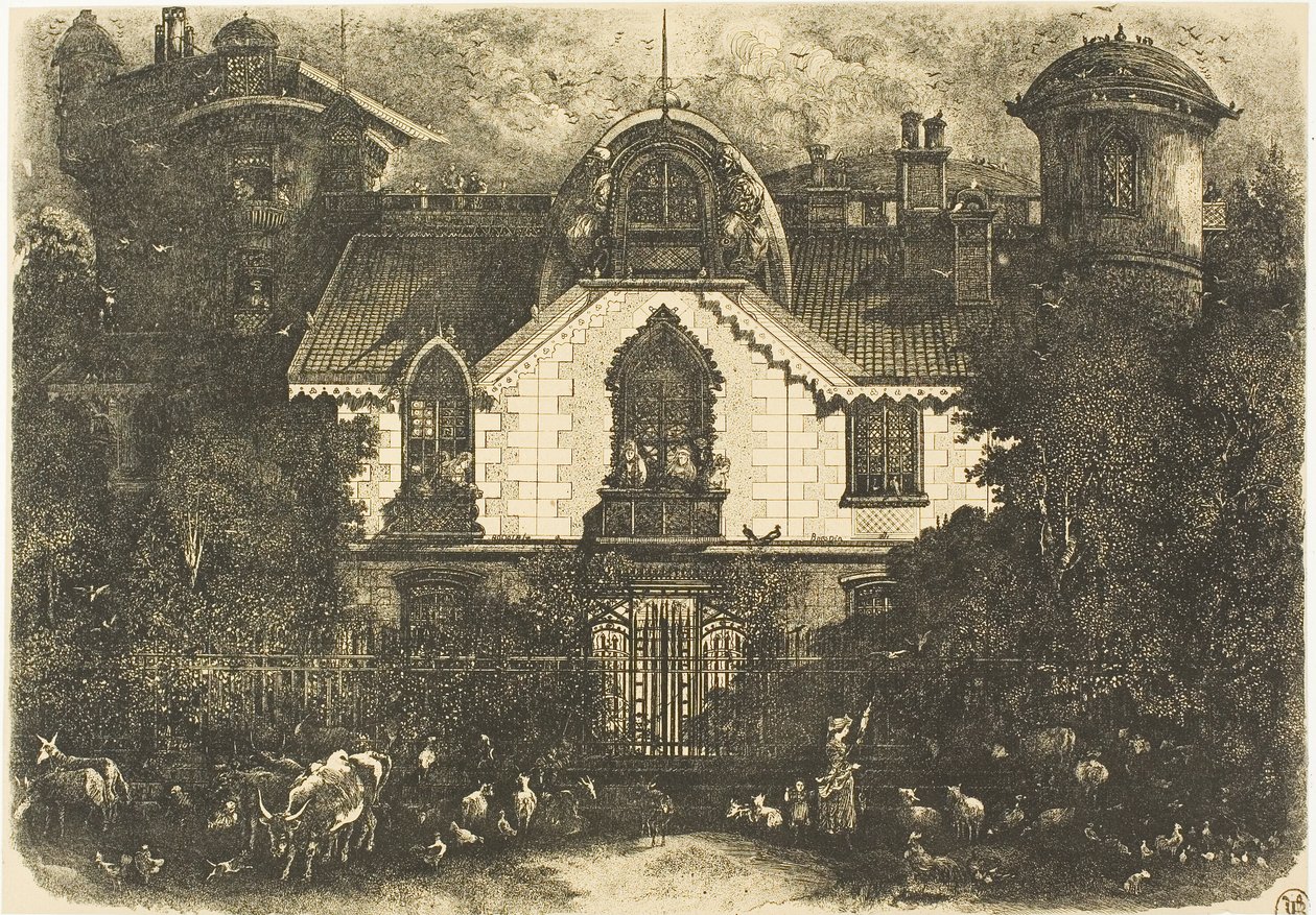 Začarovaný dům od Rodolphe Bresdin