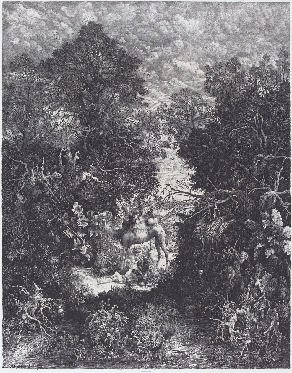 Dobrý Samaritán od Rodolphe Bresdin