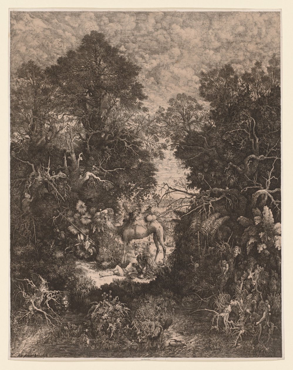 Dobrý Samaritán od Rodolphe Bresdin
