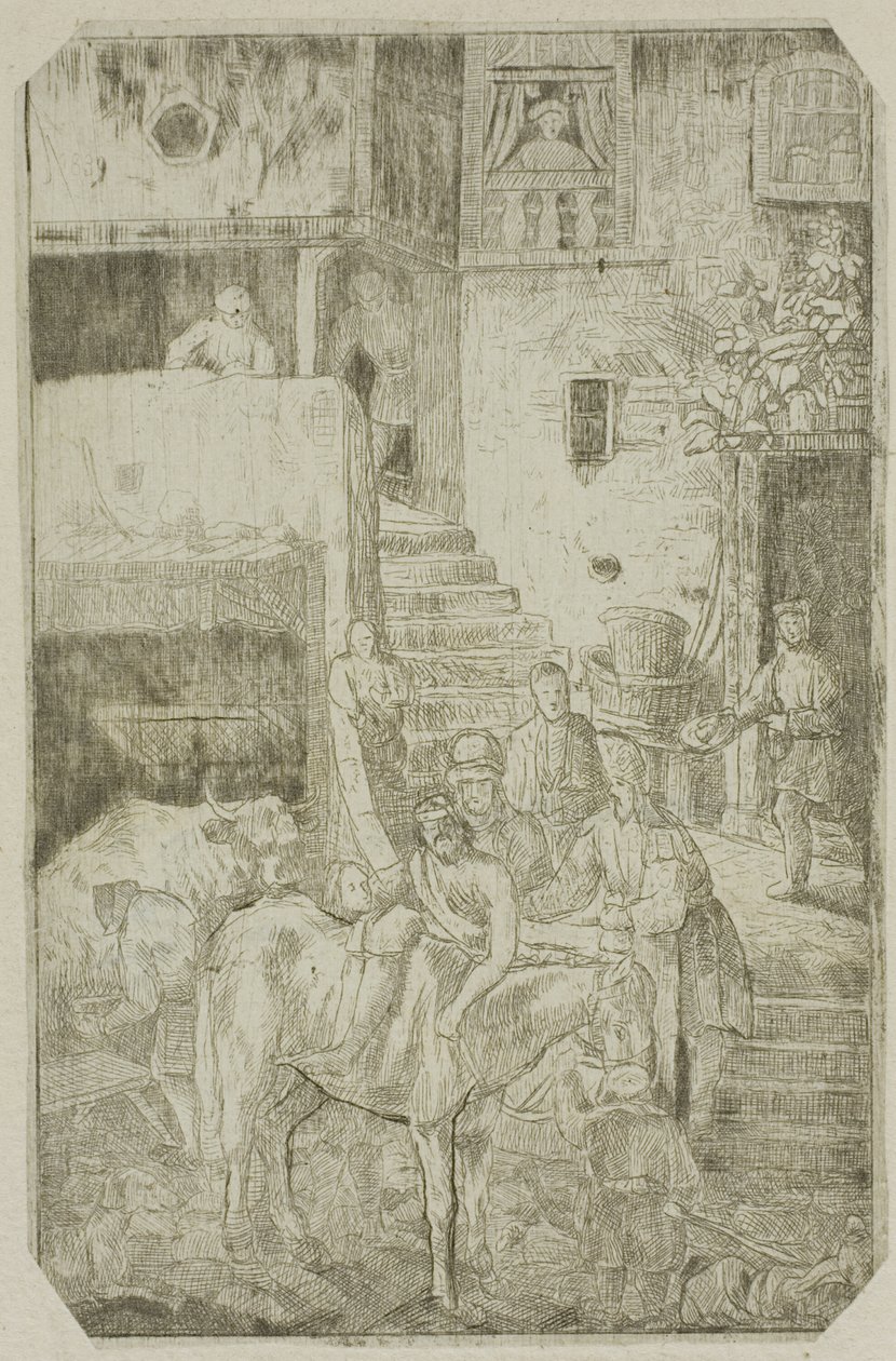 Dobrý Samaritán od Rodolphe Bresdin