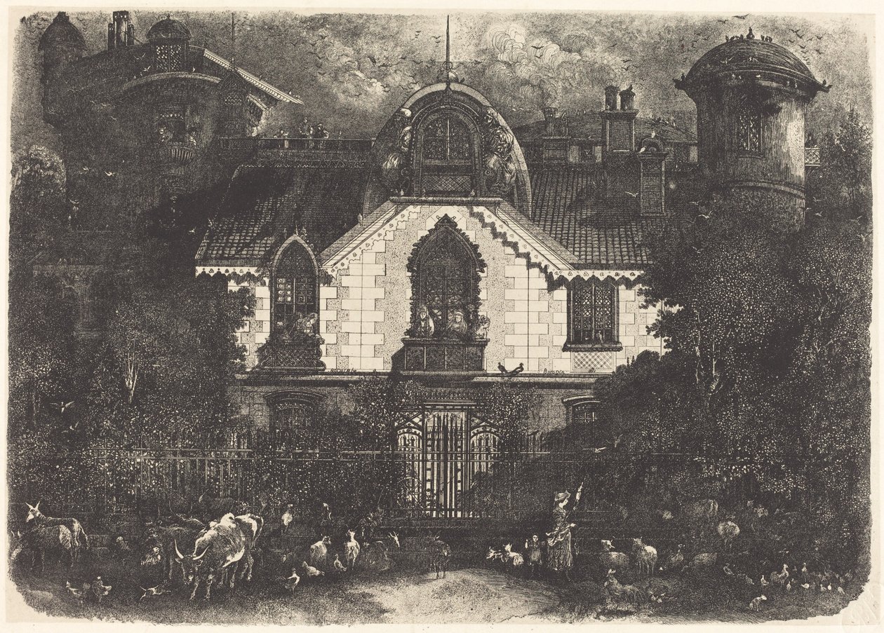 Strašidelný dům od Rodolphe Bresdin