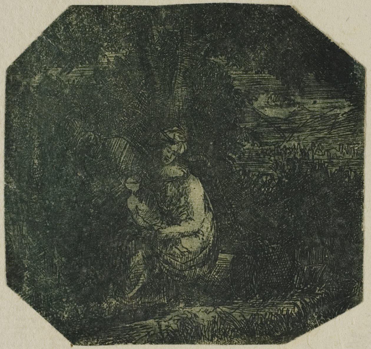 Svatá rodina od Rodolphe Bresdin