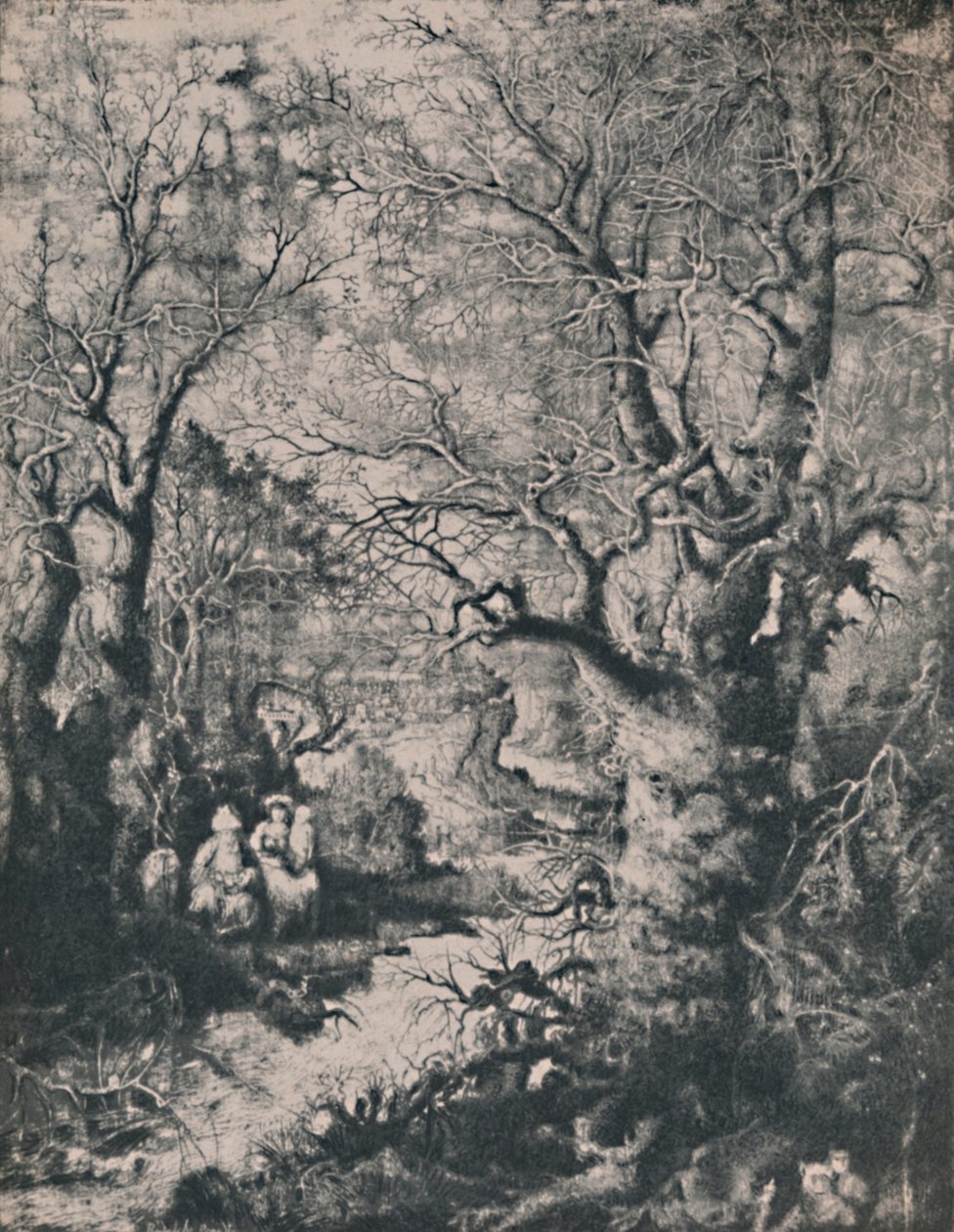 Svatá rodina, 1855, 1946 od Rodolphe Bresdin