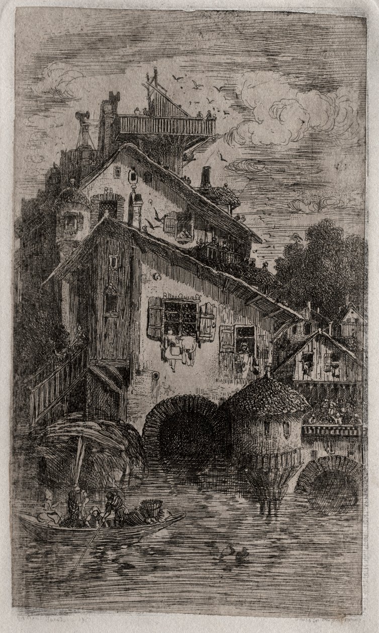 Mlýn od Rodolphe Bresdin
