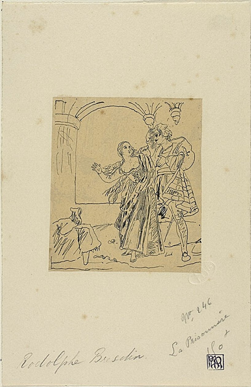 Vězeň od Rodolphe Bresdin