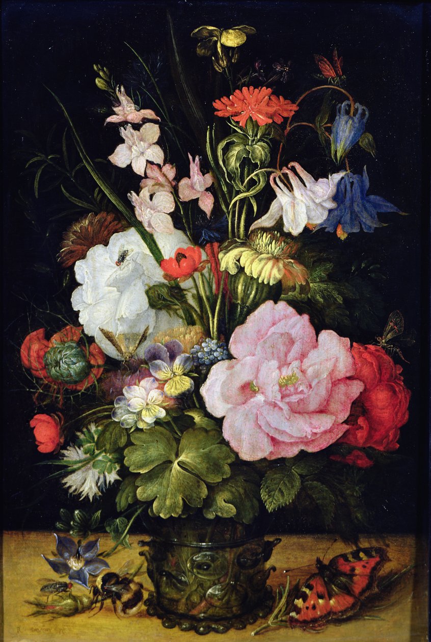 Květiny ve váze od Roelandt Jacobsz. Savery